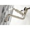 Kingston Brass KS1216PL Wall Mount Bathroom Faucet, Polished Nickel KS1216PL - alternate 4